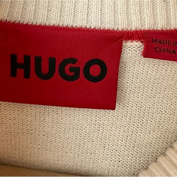 Men’s HUGO BOSS cotton+merino sweater - Picture 7 of 9